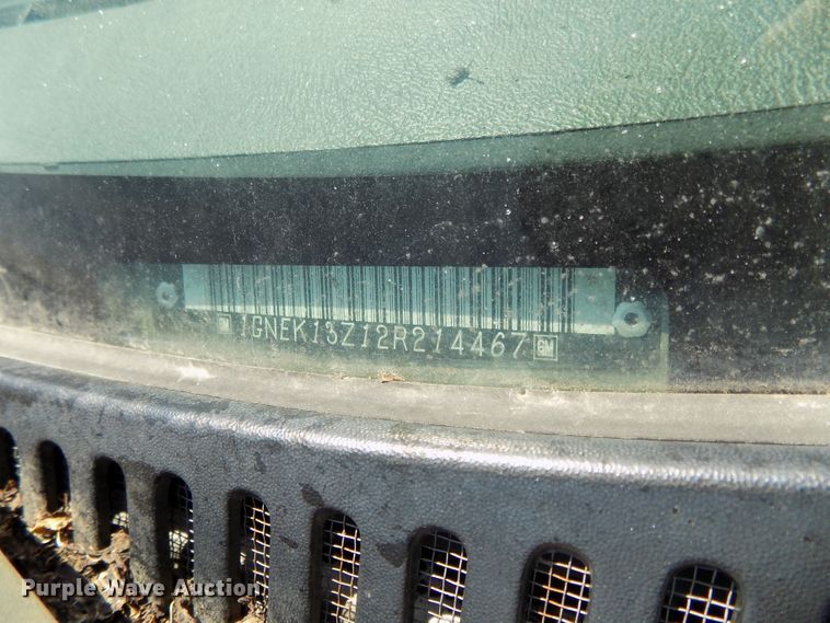 image for item GW9070 2002 Chevrolet Tahoe  SUV