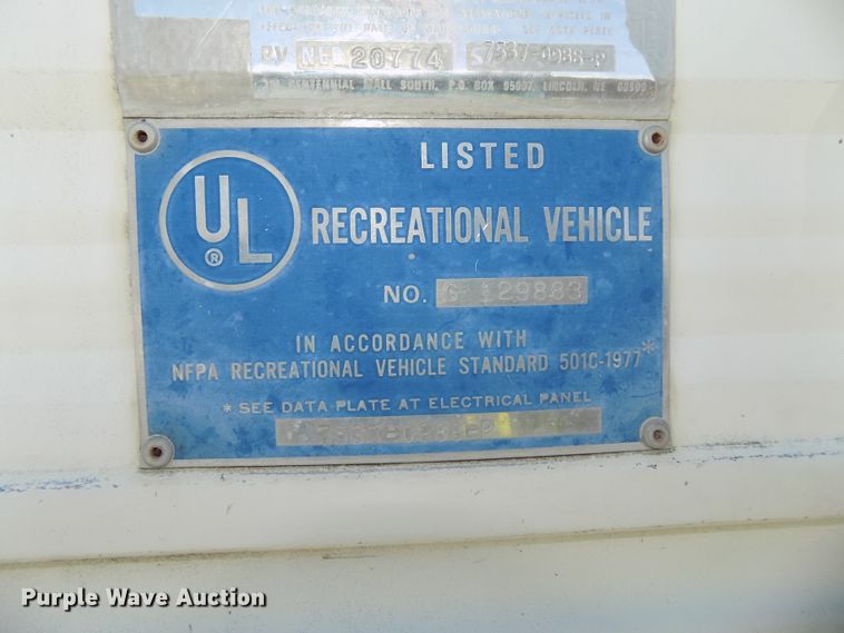 image for item GW9080 1981 Skyline Layton  camper