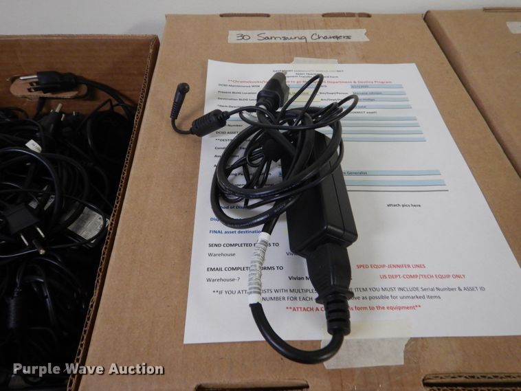 image for item GW9895 Approximately 690 Samsung chargers