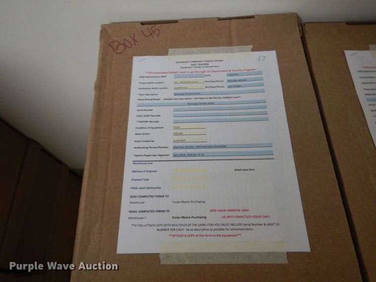 image for item GW9898 Approximately 112 Samsung tablets