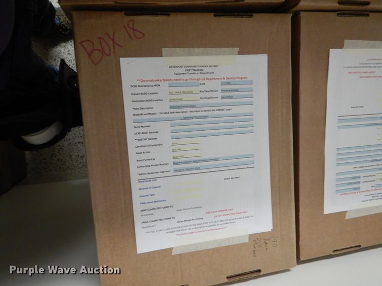 image for item GW9899 Approximately 190 Samsung tablets