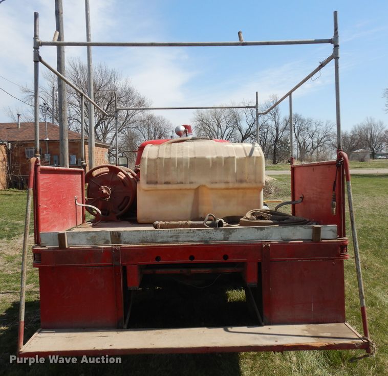 image for item GY9001 1955 Chevrolet 4100 pumper fire truck