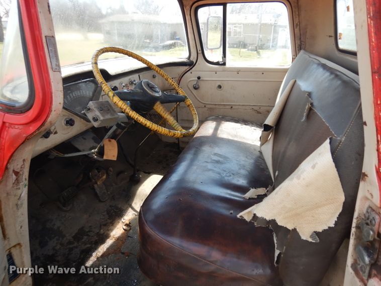 image for item GY9001 1955 Chevrolet 4100 pumper fire truck