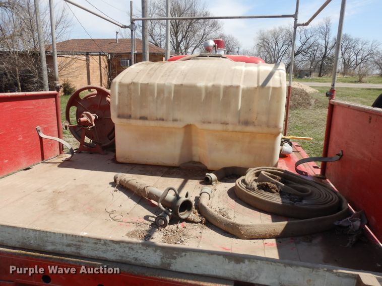 image for item GY9001 1955 Chevrolet 4100 pumper fire truck