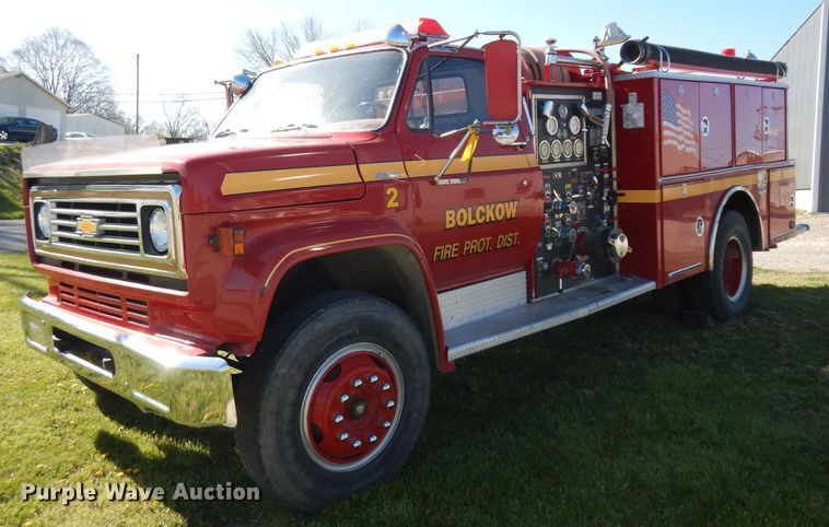 image for item GY9060 1981 Chevrolet C70 pumper fire truck