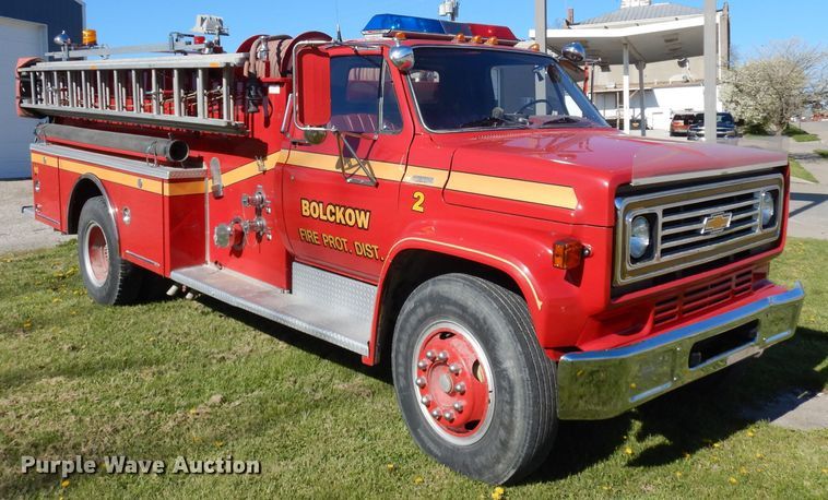 image for item GY9060 1981 Chevrolet C70 pumper fire truck