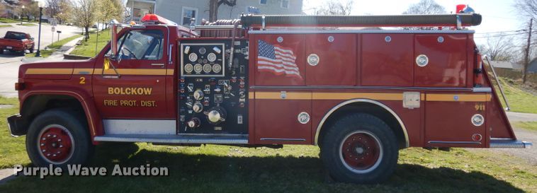 image for item GY9060 1981 Chevrolet C70 pumper fire truck