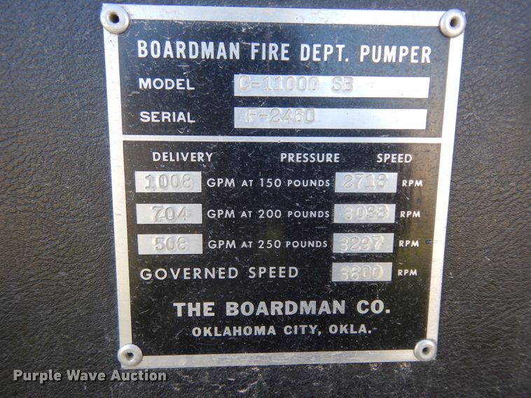 image for item GY9060 1981 Chevrolet C70 pumper fire truck