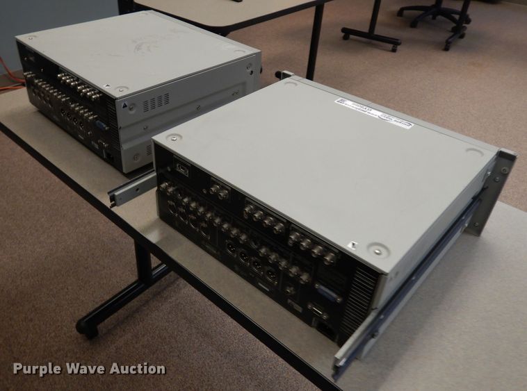 image for item GY9066 (2) Sony DSR-1800 video cassette recorders