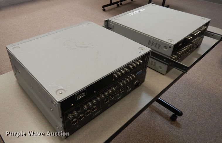 image for item GY9066 (2) Sony DSR-1800 video cassette recorders