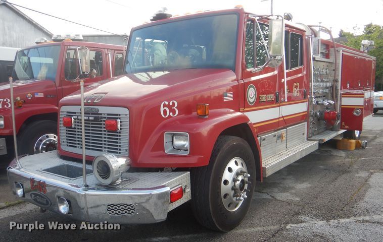 image for item GY9838 1996 Freightliner FL80 pumper fire truck