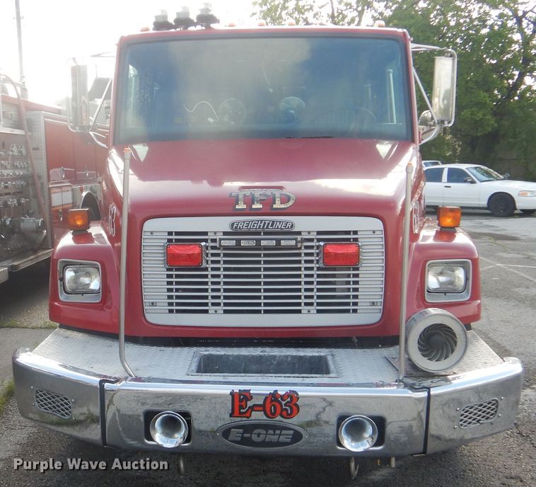 image for item GY9838 1996 Freightliner FL80 pumper fire truck