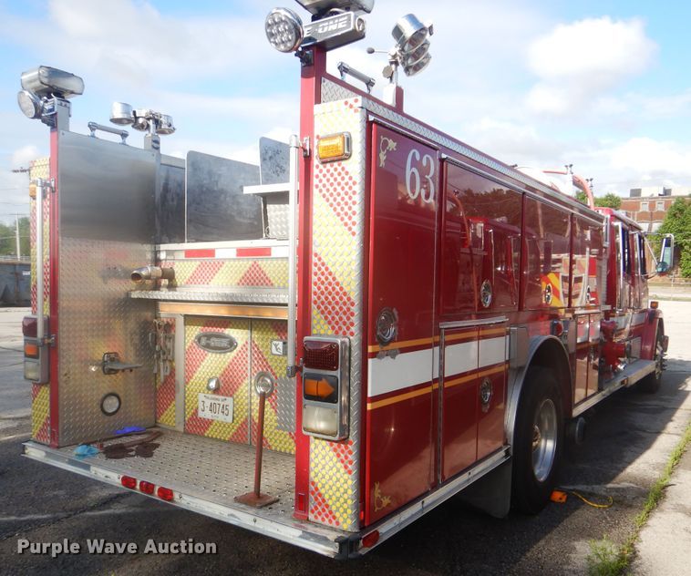 image for item GY9838 1996 Freightliner FL80 pumper fire truck