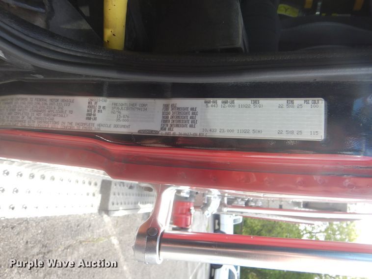 image for item GY9838 1996 Freightliner FL80 pumper fire truck