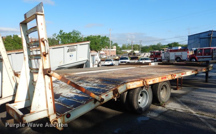 image for item GY9839 1993 Superline DD10 equipment trailer