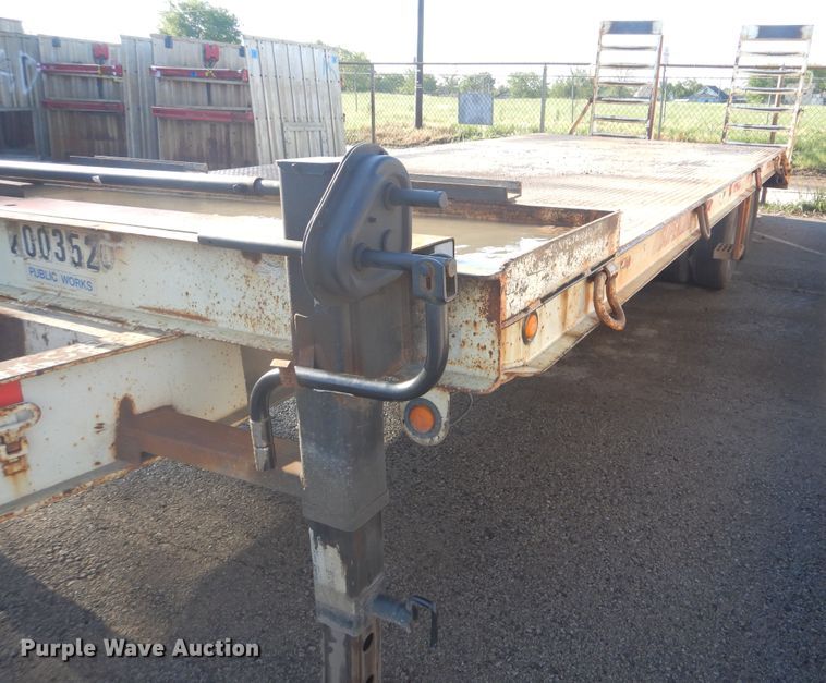 image for item GY9839 1993 Superline DD10 equipment trailer