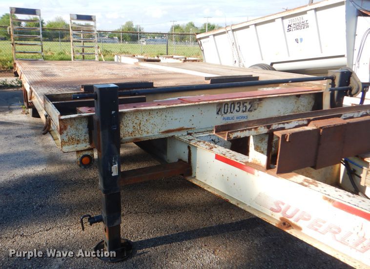image for item GY9839 1993 Superline DD10 equipment trailer