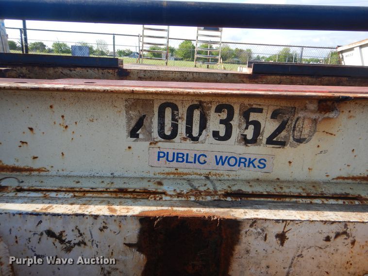 image for item GY9839 1993 Superline DD10 equipment trailer