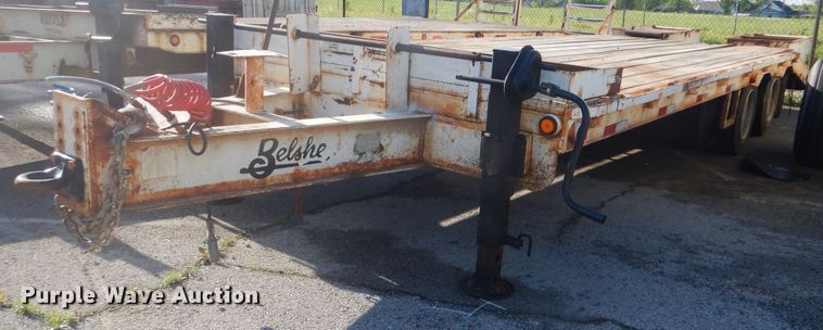 image for item GY9840 2012 Belshe BDT25 equipment trailer