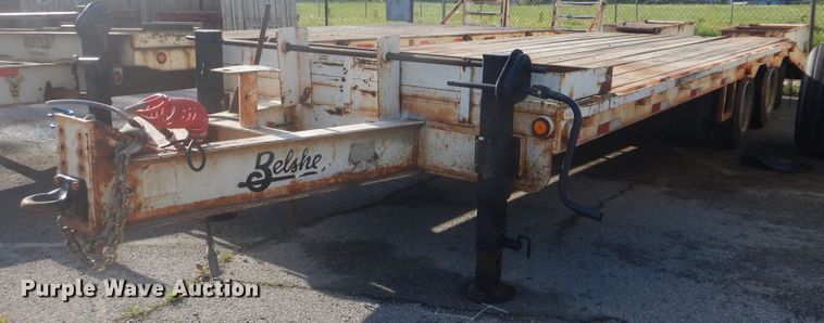 image for item GY9840 2012 Belshe BDT25 equipment trailer