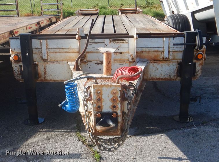 image for item GY9840 2012 Belshe BDT25 equipment trailer