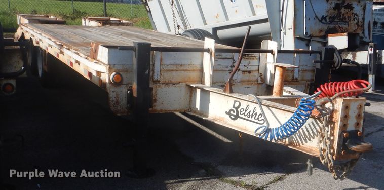 image for item GY9840 2012 Belshe BDT25 equipment trailer