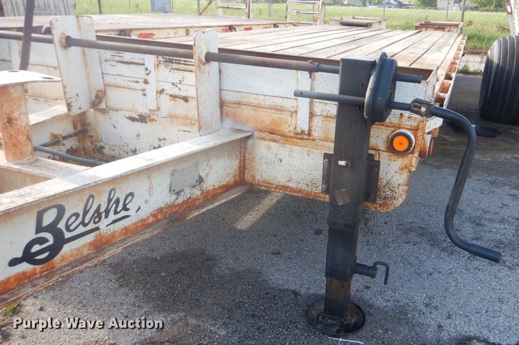 image for item GY9840 2012 Belshe BDT25 equipment trailer