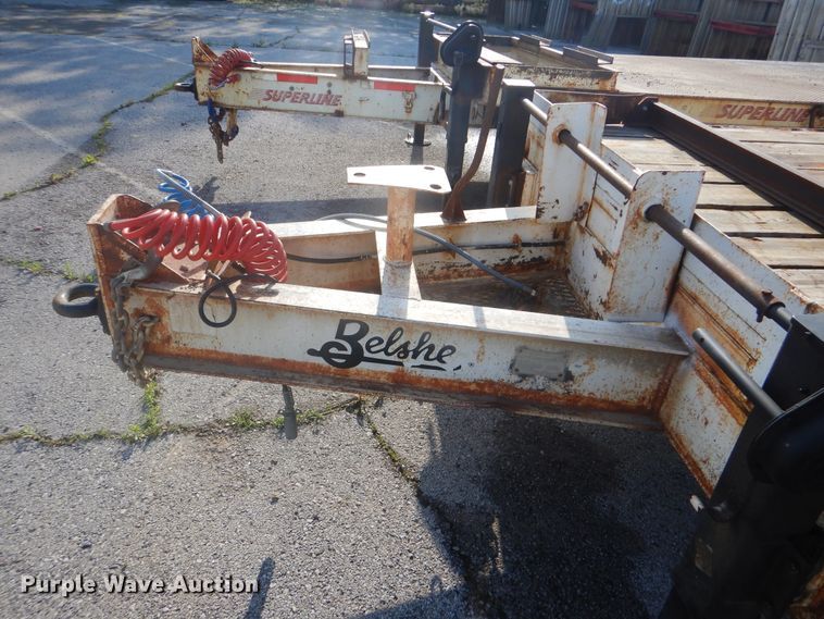 image for item GY9840 2012 Belshe BDT25 equipment trailer
