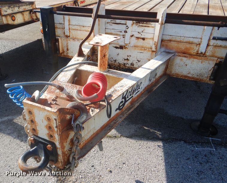 image for item GY9840 2012 Belshe BDT25 equipment trailer