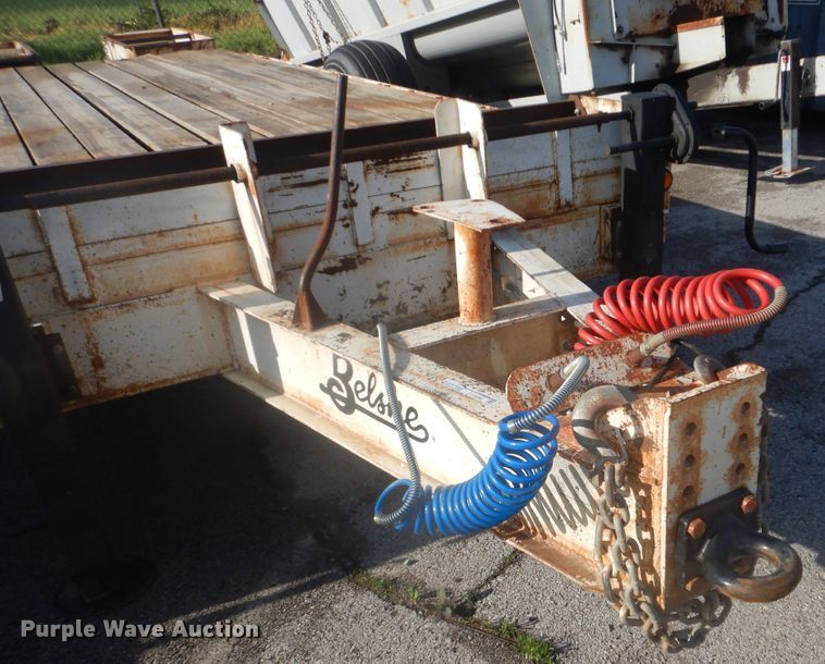 image for item GY9840 2012 Belshe BDT25 equipment trailer