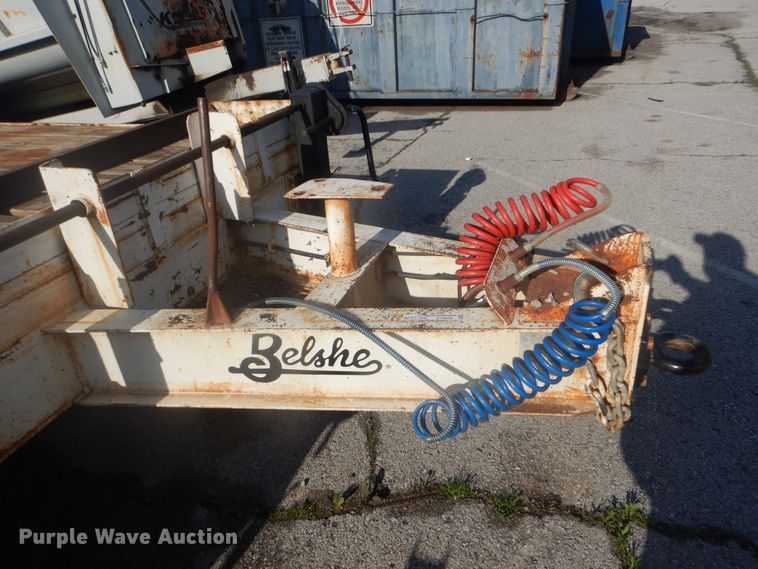 image for item GY9840 2012 Belshe BDT25 equipment trailer