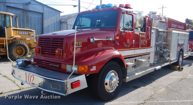 image for item GY9849 1999 International 2674 fire truck