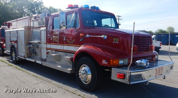 image for item GY9849 1999 International 2674 fire truck