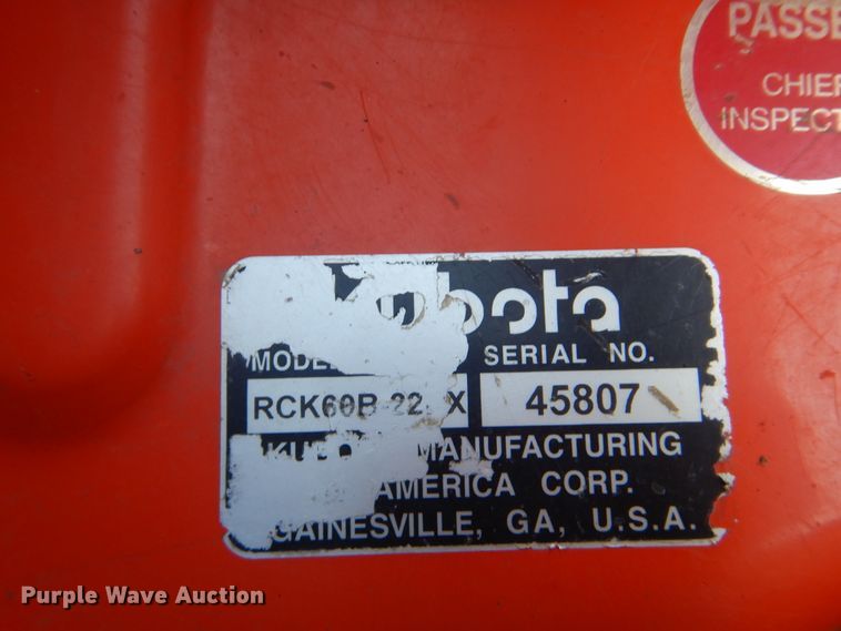 image for item GY9850 Kubota BX2230D 4WD tractor