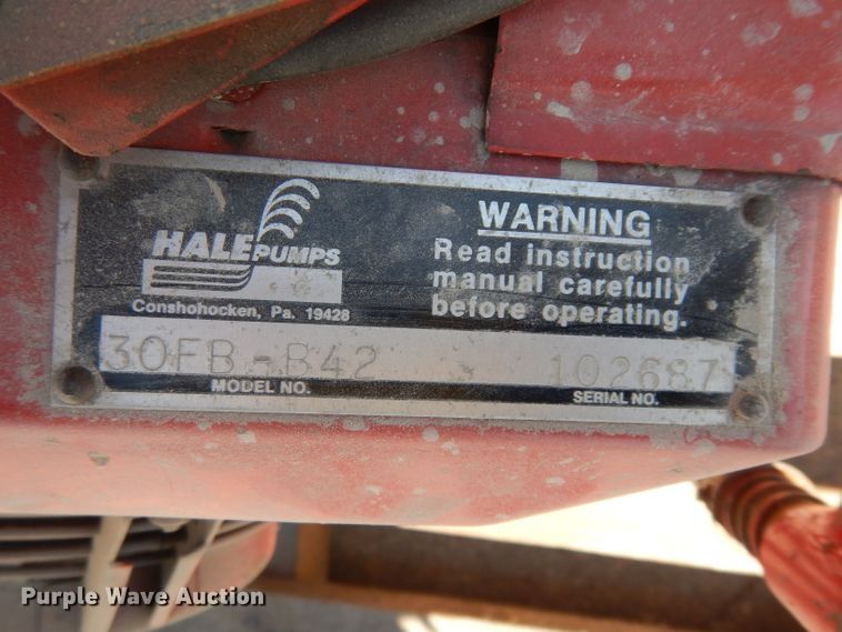 image for item HT9195 Hale 30FB-B42 pump