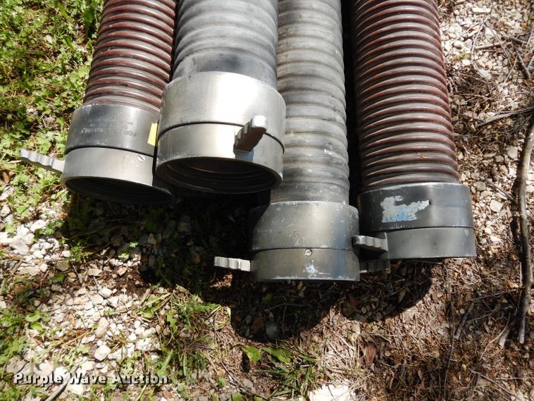 image for item HT9200 (4) 10'L x 6" diameter hard suction hoses