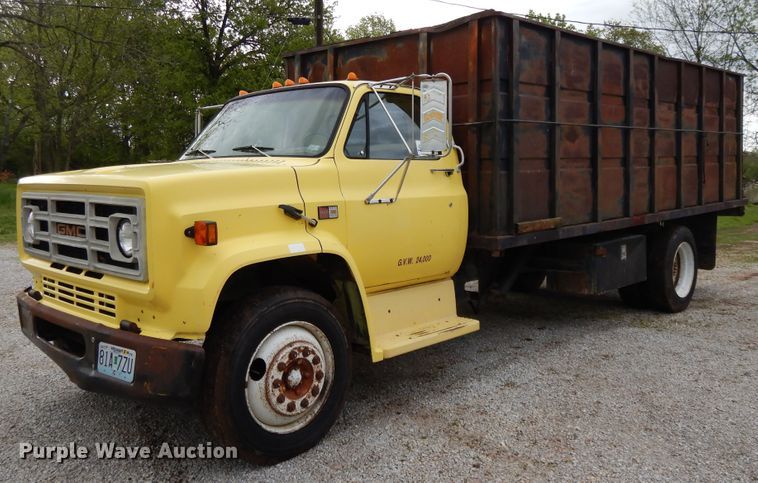 image for item DE5625 1987 GMC 7000 grain truck