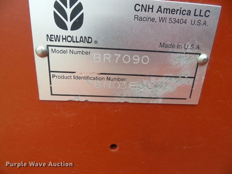 image for item DG0194 2008 New Holland BR7090 round baler