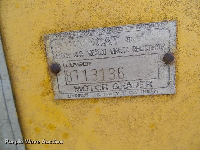 image for item DH4918 Caterpillar 12 rigid frame motor grader