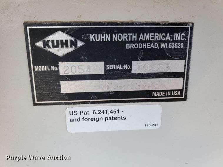 image for item DJ3120 2009 Kuhn Knight 2054 ProPush manure spreader