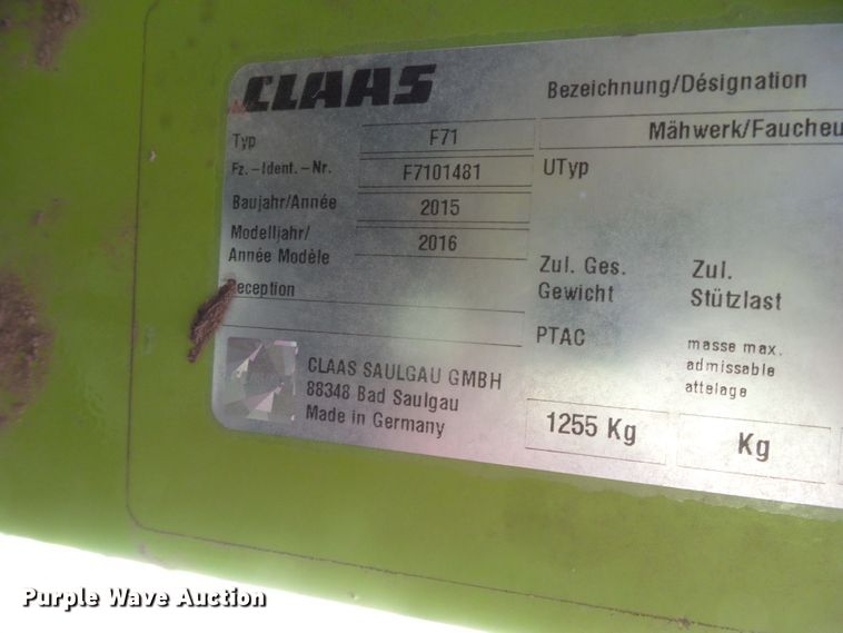 image for item EL9126 Claas Disco 3600FC mower conditioner