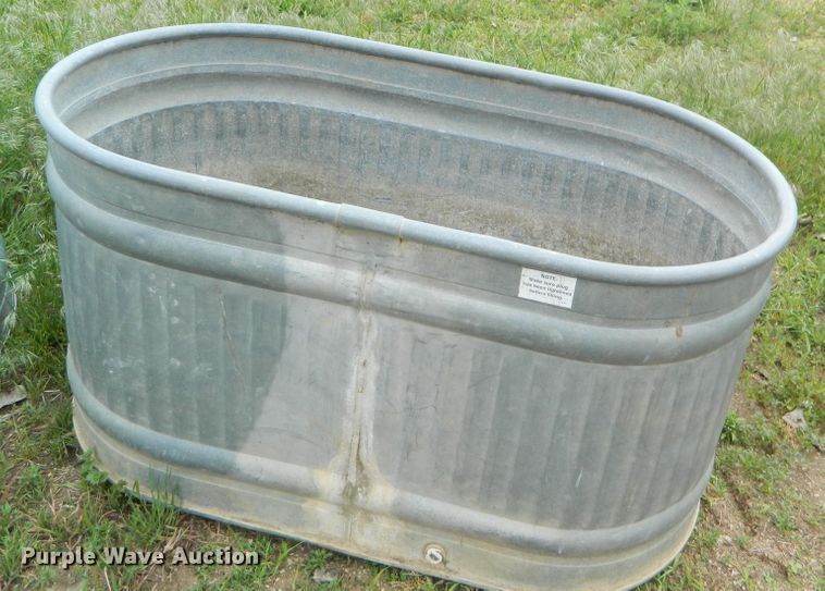 (2) livestock tanks in Bennington, KS Item GE9913 sold Purple Wave