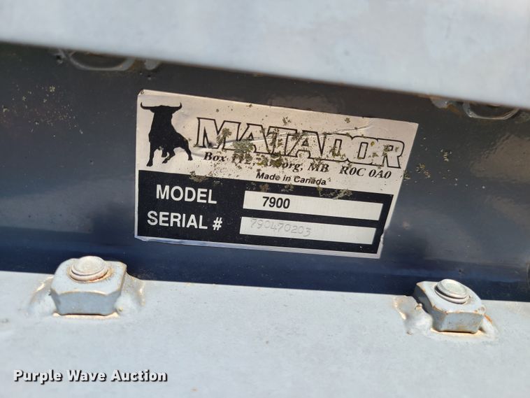 image for item K5863 Matador 7900 windrow inverter