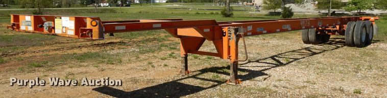 image for item DE5631 2001 Stoughton CCGN-48T flatbed trailer