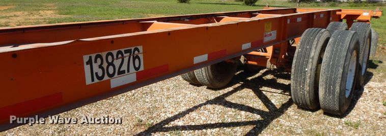 image for item DE5631 2001 Stoughton CCGN-48T flatbed trailer