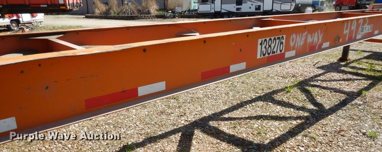 image for item DE5631 2001 Stoughton CCGN-48T flatbed trailer