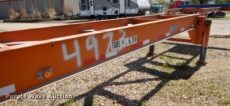 image for item DE5631 2001 Stoughton CCGN-48T flatbed trailer