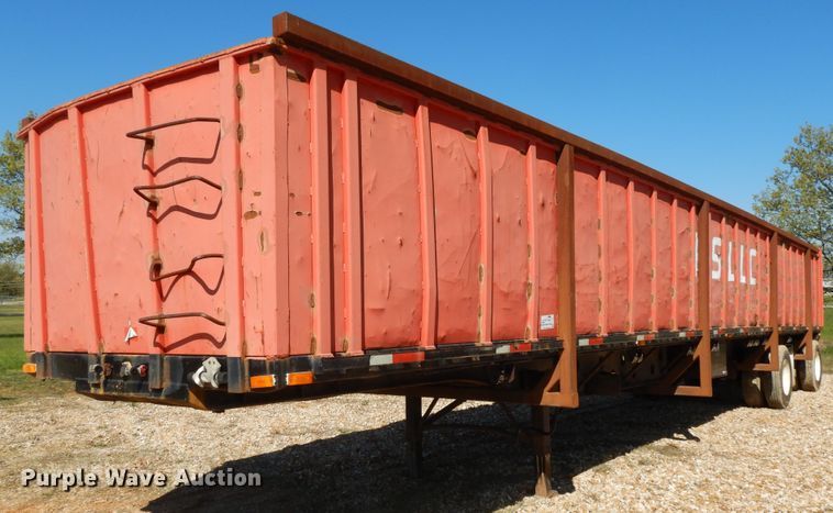 image for item DE5632 2000 Transcraft TL2000W2 scrap trailer