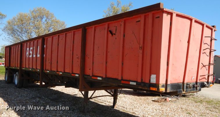 image for item DE5632 2000 Transcraft TL2000W2 scrap trailer