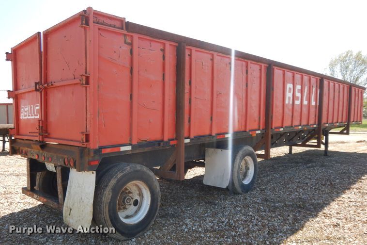 image for item DE5632 2000 Transcraft TL2000W2 scrap trailer